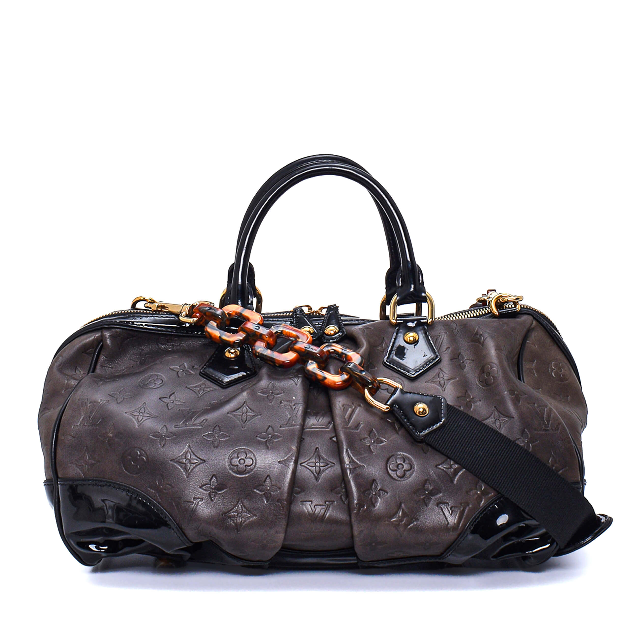 Louis Vuitton - Anthracite Monogram Leather Stephan Boston Limited Edition Bag